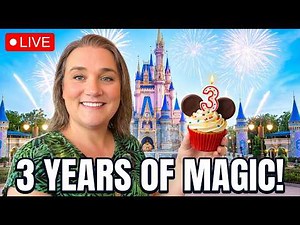 🔴 LIVE: Magic Kingdom at Walt Disney World | Main Street, Rides & Disney Magic