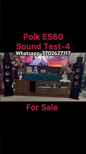 Polk ES60 Sound Test-4 🔊 Audiophile Tower Speaker Power!