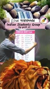 Activity Series Trick | Easy Chemistry Memory Trick