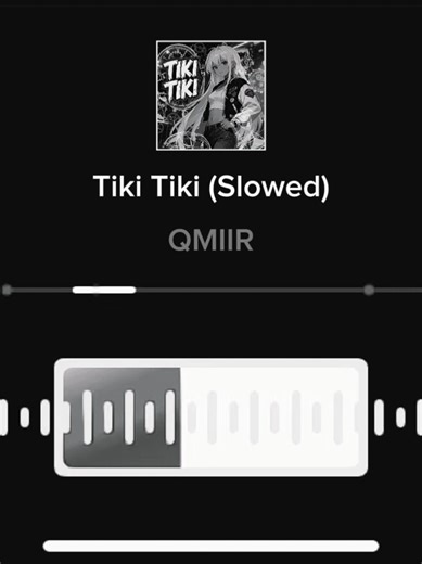 Tiki Tiki (Slowed) #trendformusic #fyp #tikitiki #qmiir #audioedit | audio edits