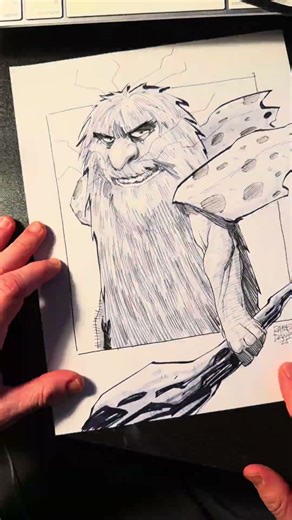 Should I do reviews of old cartoons like Captain Caveman? #cartoon #hannabarbera #oldcartoons #draw