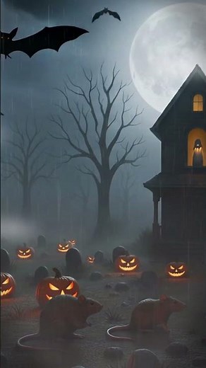 👻 Spooky Haunted House | Rain Halloween Lofi Ambiance
