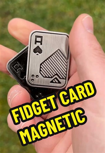 Fidget Magnetic Card Toy #fidgettoys #fidgets #fidgettrading #fidget #fidgetspinner #relax #magnetic