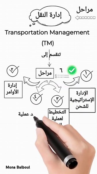 مراحل إدارة النقل في برنامج SAP TM. #transportation #management #SAP #programming #logistics #plan