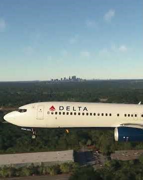 Delta Airlines PMDG 737 - Atlanta Landing #aviation #flightsimulator #flightsim