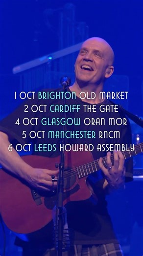 The Metamorphosis Solo Tour! 23 shows across 10 different countries in the UK and Europe.