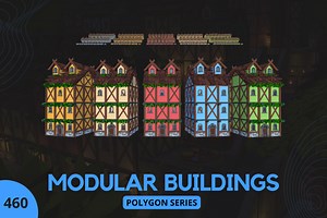 Fantasy Modular Buildings Pack by Rutz | 3D Props | Unity Asset Store