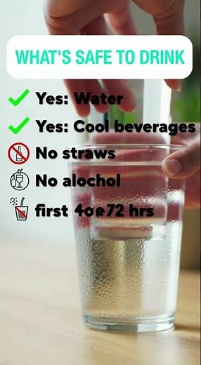 🦷 Can You Drink After a Tooth Extraction?