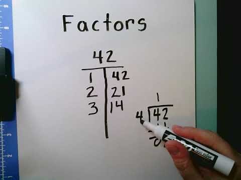 Factors of 42 video