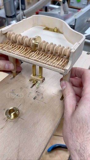 550K views · 243 reactions | A piano player. I'm at the first stage of a commissioned automaton. I'm enjoying this build, especially in my newly organised workspace and use of new machines. #automata #automaton #mechanicalcreations #pianoplayer #piano #commision | Mechanical Creations | Facebook