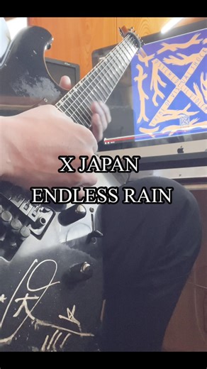 X JAPAN ｰ ENDLESS RAIN [cover] #guitar #ギター #弾いてみた #rock