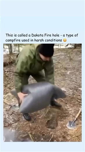 Dark knowledge on Instagram: "The Dakota fire hole is an ancient survival trick used by Native American tribes. By digging two connected holes—one for fire and one for airflow—it creates a hidden, wind-resistant flame that burns hotter while producing less smoke. Perfect for cooking, warmth, and staying unnoticed. 🧠 Like educational content? Follow @bitofact for more! #Explore #Trending #Viral #BitoFact #SurvivalSkills #LifeHacks #HistoryFacts #Outdoors #SurvivalTips"