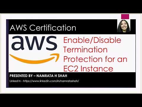 Enable Disable Termination Protection for an EC2 Instance