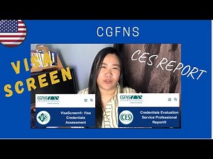 CGFNS | Visa Screen and CES Report