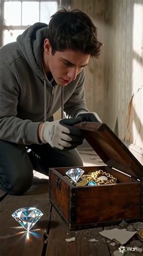 Secret Treasure Box Found in Old House 🏠💎 | #Viral #Shorts