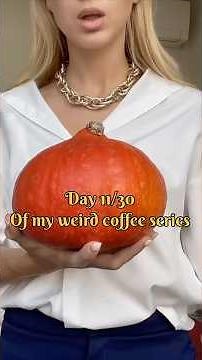 Coffee in pumpkin
