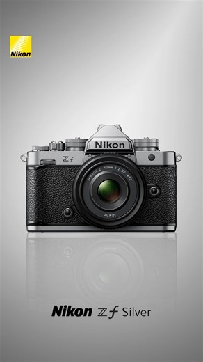 32K views · 460 reactions | The Nikon Zf Silver. Now shipping. Available in six stunning colour variations to match your unique style. Plus, unlock new creative potential with Nikon Imaging Cloud Recipes, now integrated. Go to the Nikon store to get yours now. https://www.nikon.co.uk/en_GB/product/cameras/z-f-sl-VOA123AE?utm_medium=social&utm_source=facebook&utm_campaign=202509_SSD_Burson | Nikon | Facebook