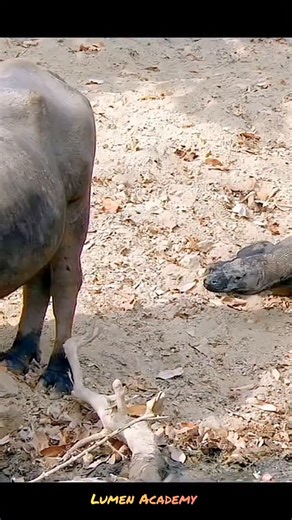 Lumen Academy on Instagram: "एक हल्की-सी खरोंच ने धीरे-धीरे भैंसे की ताक़त छीन ली। कोमोडो ड्रैगन चुपचाप अपने शिकार का इंतज़ार करता है… और आख़िरी वार करता है! ⚠️ #facts #science #animals #comododragon #fblifestyle wildlifeconservation"