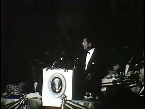 President John Fitzgerald Kennedy Humor - at Democratic Fund-Raiser ( 1962 )