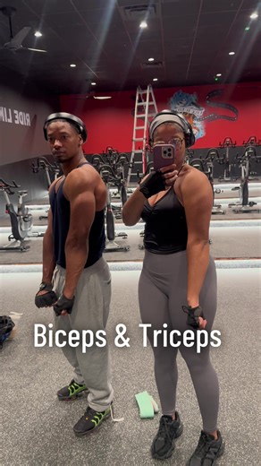 Biceps & Tricep workouts 💪🏾🔥 #foryoupage #fy #fyp #fypシ #4u #fitness #workout #gymtok #gymlife #gym #triceps #biceps #armworkout #armday
