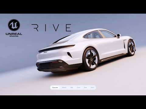 Unreal Engine x RIVE UI - Product Configurator Template