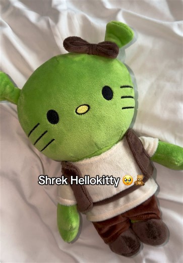Adorable Shrek Hello Kitty Plushie Unveiled!