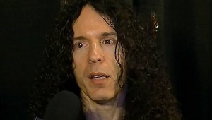 MARTY FRIEDMAN Filming 'Inferno' Video On Wall Street In New York City