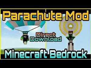 Parachute Mod | Direct Download | Extraction Method | Minecraft Bedrock | TheProGamer |
