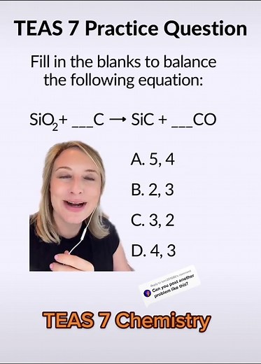 TEAS 7 Chemistry Practice Questions