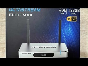 OCTASTREAM ELITE MAX review video n showing wats on device