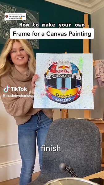 How to Make a Frame for Canvas Painting