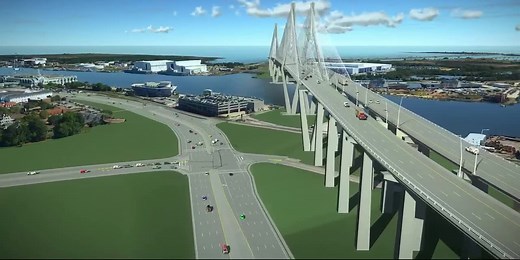 Important step gets underway for Mobile River Bridge project