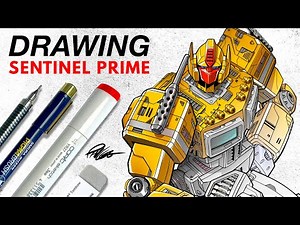 How I Draw: SENTINEL PRIME from TRANSFORMERS #04