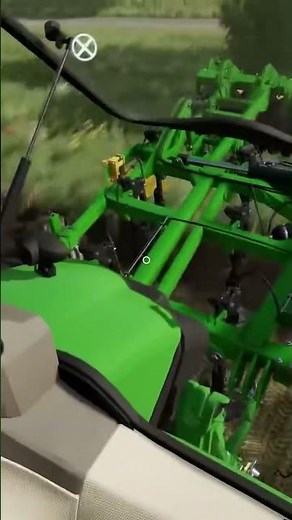 💥 Stone Breaks the Windshield on John Deere 7200R! | FS22 Realistic Farming #shorts