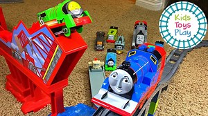 Accidents happen on our railroad, as we bring you Thomas Trackmaster toy train crashes galore! Watch as some of our favorite Thomas trackmaster trains sky jump into LEGO DUPLO Thomas the Tank Engine trains, including Thomas, Percy, James, Gordon, Toby, Salty and Spencer! Watch more Lego train accidents happen here: https://www.youtube.com/watch?v=AbS8QPM6z7E&list=PLJywQe9Uxb8sX6CxO79ytIEIskglajNkI&index=7 | Kids Toys Play