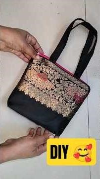 WOW 😲😍 very easy handbag making at home/ bag cutting and stitching/ purse/ pouch/ clutch #diy #viral
