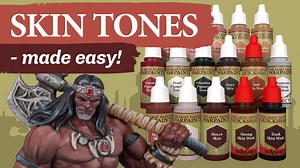 The brand-new Skin Tones Paint Set allows you to create highly realistic skin tones on your miniatures. We reached out to the community and together we poured tons of research into this unique set with colours selected to cover a range of melanin pigments. From fair to dark skin and everything in-between - allowing you to paint and match virtually any human skin tone. | The Army Painter