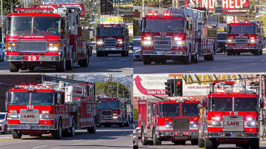 LAFD Major Flooding Response: Baldwin Hills