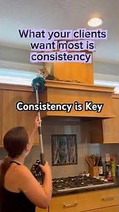 Consistency is key when you’re a cleaner. #cleaning #cleaningservice