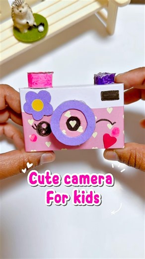 Paper camera ❤️#papercrafts #papercamera #craftforkids