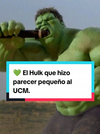 Aunque pasaron más de 20 años, Hulk de 2003 todavía sorprende por mostrar una versión más salvaje, poderosa e imparable del gigante verde. #Hulk 💚 #Marvel 🎬 #Hulk2003 🔥 #MCU ⚡ #superheroes