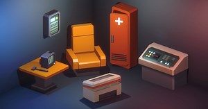 FREE Demo: Low Poly Sci-Fi Station / Cosmic Retro | 3D Sci-Fi | Unity Asset Store