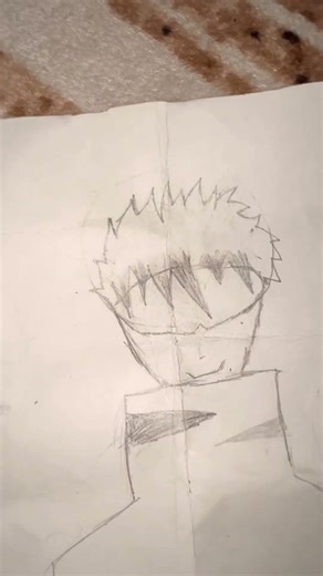 Gojo drawing ✍️ #drawing #edit #reverbedition #music #anime #art #hindisong #fanart