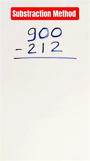 Easy Value Subtraction Method