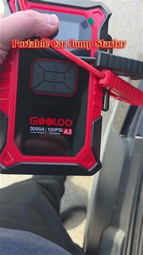 GOOLOO A3 Portable Car Jump Starter with Air