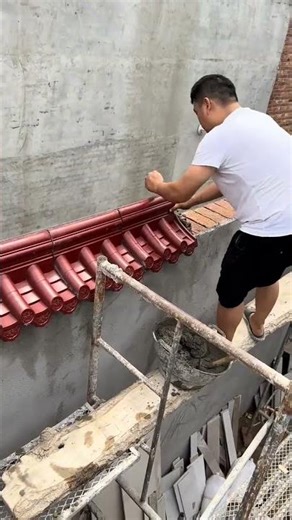 Ancient buildings, blue bricks, blue tiles, brick carvings, floor Building Materials: Blue