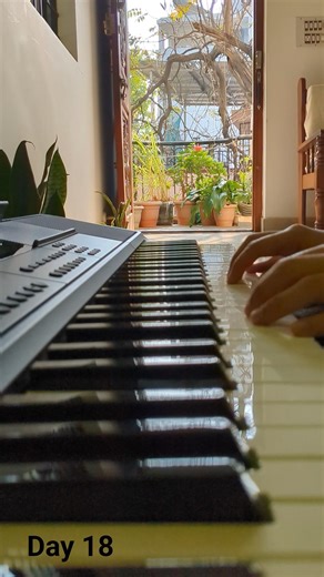 Day 18 of learning piano G major scale with both hands #gmajor #musicscale #musictheory #piano