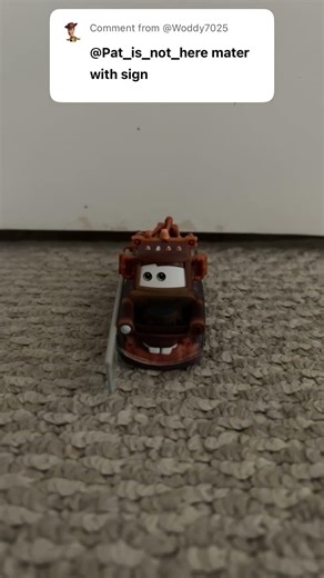 Disney cars diecast Mater with sign (Thailand) #shorts #carscharacter #automobile #radiatorsprings
