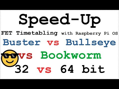 Speed-up or slowdown? Speed comparison of Raspberry Pi Bookworm vs Bullseye. 64-bit vs 32-bit.