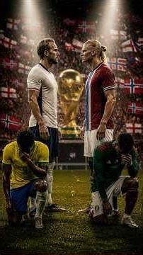 🔥 ¡Haaland destruye a Brasil y Bellingham salva a Inglaterra! #haaland